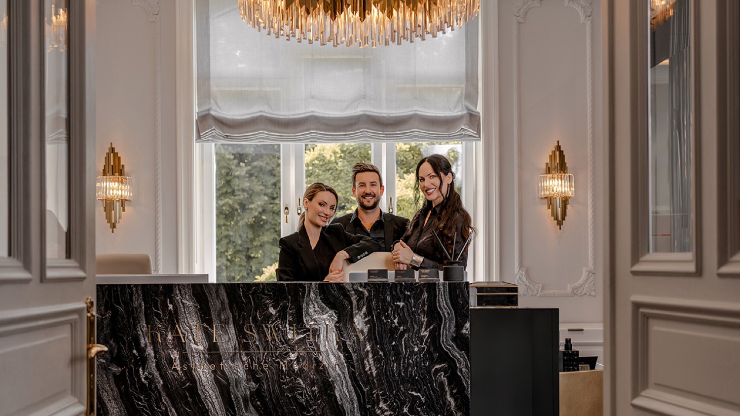 Empfang der Praxisklinik